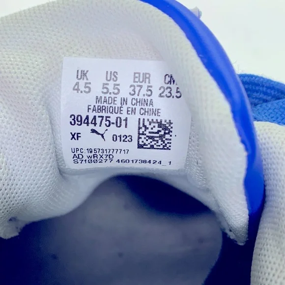 Puma Blue and Yellow Women's Sneakers - Picture 10 of 10